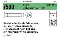 Vis autotaraudeuses DIN 7500 geh. M M 6x35-Z vz 075000160060035 (500 pièces)