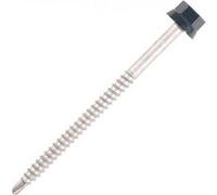 Vis bac acier SCELL-IT sommet nervuré Support bois - Ø6.3 x 75 mm - TH12 - Anthracite RAL7016 - Sachet de 100 - ZTW-63075-7016 bois G