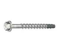 Vis béton inox A4 tête hexagonale à embase filetage partiel MULTI-MONTI Plus - 10 x 75 mm - x25 HECO