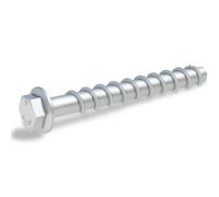 Vis béton tête hexagonale acier zingué lamellaire R-HLX - 10x100mm B50 RAWL