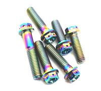 Vis, Boulon de fixation à tête creuse hexagonale extérieure Ti, boulons en titane M6/M8*, vis