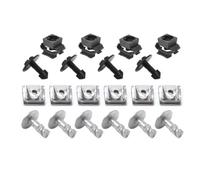 Vis Carrosserie Voiture Set Pour Pour A4 1995-2008 | Lot De 20 Clips Et Vis De Fixation Pour Cache-sous-moteur/carter De Protection Inférieur Vis Soubassement