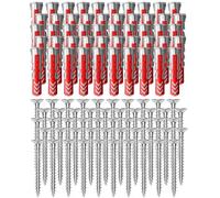 Vis coniques à filet complet 4,5x40 mm + chevilles DuoPower Fischer 6x30 mm - 50 pièces
