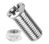 Vis creuse pour tête de robinet, M12 x 1,5 x 28 mm, 1 pièce, compatible avec Viega modèle 6162.45-593, article 122 485, en laiton, filetage fin, pour baignoire Vidange de robinet Multiplex