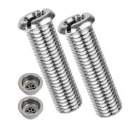 Vis creuse pour vanne à crépine, M12 x 1,5 x 43 mm, 2 pièces, compatible avec la garniture de vidage Blanco, remplacement de l'article 901995, en laiton, filetage fin