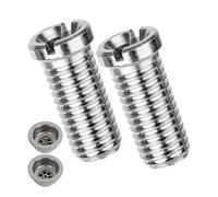 Vis creuse pour vanne à crépine, M12 x 1,75 x 30 mm, 2 pièces, compatible avec Franke Pamira et Blanco Garniture d'écoulement, remplacement pour 133.0024.179, 118446, en laiton, filetage fin