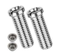 Vis creuse pour vanne à crépine, M12 x 1,75 x 36 mm, 2 pièces, compatible avec la garniture de vidage Franke 3,5 pouces, remplacement de l'article 133.0024.186, en laiton, filetage régulier
