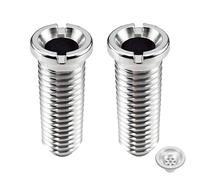 Vis Creuses M12 X 35 Mm En Acier Inoxydable 304 Pour Bonde Panier D’évier, Vis De Fixation Étanche Avec Fente, Accessoires De Rechange Pour Installation De Plomberie Cuisine(2 pièces)