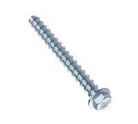 Vis d'ancrage béton, HECO MULTI-MONTI-plus SS, Tête hexagonale avec embase, D12, L140, qté 25 pièces, ref. 48415