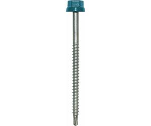 Vis de bacs acier hexagonale - 6,5x100 - 100 pièces - RAL 8012 - Zacrovis ETANCO
