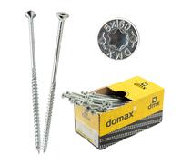 DMX - Torx - Lot de 200 vis à bois - Pour panneaux d'aggloméré - Vis 5,0 x 90 - Vis de construction - Vis pour terrasse - Torx - Vis à tête fraisée
