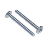 Vis de Fixation de Poignée et de Bouton M6x50 (Paquet de 25) Hex Zingué pour Cuisine, Chambre à Coucher, Tiroir, Armoire, Porte, Commode Universal Vis de Boulons de Machine
