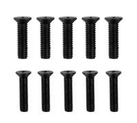 Vis de fixation gauche M5 M6 22 mm pour adaptateur de tige de mandrin UNF, kit de matériel de 10 pièces