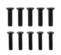 Vis de fixation pour adaptateur de tige de mandrin de perceuse, 10 pièces M5/M6, filetage à gauche, longueur 22 mm
