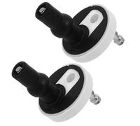 Vis de Fixation pour Siège de Toilette, Charnière Supérieure | Caoutchouc Expansible, Métal et PVC, Montage par Insertion et Serrage, pour Abattant Wc Standard