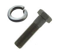 cyclingcolors VIS DE LAME TONDEUSE 9.5MM 3/8" 24UNF AVEC RONDELLE FREIN POUR HONDA CASTELGARDEN AYP NOMA STIGA SNAPPER (32mm)