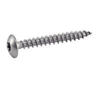 Vis de penture - tête cylindrique large - Torx - inox A4 - 6x25 - B100 ACTON