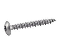 Vis de penture - tête cylindrique large - Torx - inox A4 - 7x30 - B100 ACTON