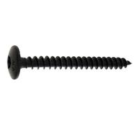 Vis de penture Torx - acier noir - filetage total - 6x30 mm - 200 pièces VISWOOD