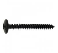 Vis de penture Torx - acier noir - filetage total - 7x40 mm - 100 pièces VISWOOD