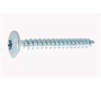Vis de penture VISWOOD Tête ronde large - Ø7 x 90 mm - Acier zingué blanc - Boite de 100 - 3117090