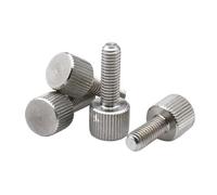 Vis de pouce Vis à oreilles en acier inoxydable 304, tête moletée, poignée, serrer la main, M2 .5 M3 M4 M5 M6 M8(25mm,M5 (10Pcs))