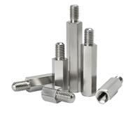 Vis de Publicité Entretoise PCB Support panneau hexagonal vis d'espacement colonne piliers entretoises boulon M2 .5 M3 M4M5M6M8M10(16mm (15pcs),M2 (head 4mm))