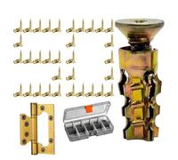 Vis d'expansion courtes pour bois - Meilleures vis de réparation de filetage de charnière de porte pour assemblage de meubles | Écrous métalliques de 1,5 x 0,8 cm pour fixation de trous d'armoire