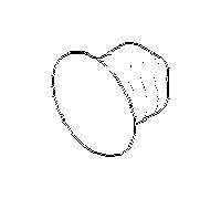 Vis Dornbracht pour fixation au corps 0431110020090 04311100200 12 x 11,5 x 12 mm