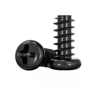 Vis électroniques micro à tête bombée PB noires Phillips autotaraudeuses for téléphones et ordinateurs M1-M4(8mm,M1.7 (200Pcs))