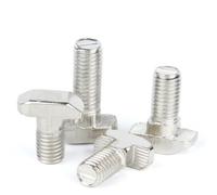 vis en T, 10 vis à tête en T for connecteurs aluminium, profilés(40-M8X16)