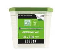 Scell-it Vis ESSBOX EX-1371321 à bois Ø6 mm x 100 mm Boîte de 100