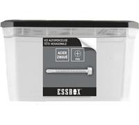 Vis ESSBOX Autoperceuse - zingué blanc - Tête hexagonale - Ø6,3 mm x 38 mm - Boite de 200 - EX-94704163038