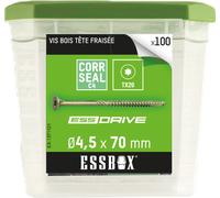 Vis ESSBOX SCELL-IT à bois - Ø4,5 mm x 70 mm - Boite de 100 - EX-1371121