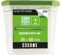 Vis ESSBOX SCELL-IT à bois - Ø5 mm x 50 mm - Boite de 200 - EX-1371131