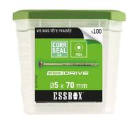 Vis ESSBOX SCELL-IT à bois - Ø5 mm x 70 mm - Boite de 100 - EX-1371161