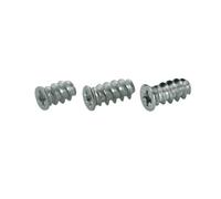 Vis euro de fixation Ø 6.3x15 mm HETTICH - Tête fraisée plate - Empreinte PZ - Acier galvanisé - 73889