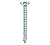Vis HECO-Topix-Plus - Ø3,5x12mm - Tête Fraisée à poches de fraisage - Filetage Total - PZ2 - Boite de 1000 - 60172