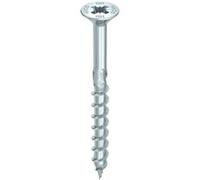 Vis HECO-Topix-Plus - Ø4x35mm - Tête Ronde - Filetage Total variable - PZ2 - Boite de 500 - 60463 Blanc G