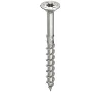 Vis HECO-Topix-Plus Inox - Ø3,5x45mm - Tête Fraisée à poches de fraisage - Filetage Partiel - T20 - Boite de 200 - 61650