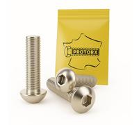 Vis Inox À Métaux Tête Bombee Six Pans Creux M8 x 50mm : 20pcs (TBHC) | Hexagonale Cylindrique - Acier Inoxydable Metal A2 | Visserie Bricolage Réparation Pour Usage Exterieur-Interieur
