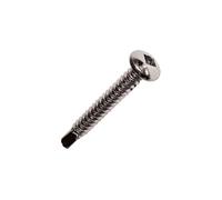 Vis inox A2 autoperceuse à tête cylindrique et empreinte carrée pour alu - Ø 4.8 x 22 mm - Boite de 500 - - TCQN48022