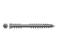 Vis inox A2 pour terrasse bois - double filet - 5 x 40 mm - 200 pièces SPAX