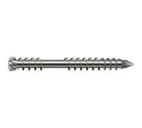 Vis inox A2 pour terrasse bois - double filet - 5 x 50 mm - 500 pièces SPAX