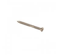 Vis inox A4 pour terrasse bois - double filet - brune - 5 x 60 mm ACTON