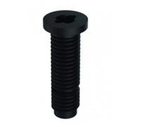 Vis M12 noir PVC recoupable pour fixation centrale de bonde d'évier Valentin, lot de 2