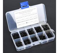 Vis M2.5 X 16Mm,M2.5 Vis À Tête Cylindrique,Viti Testa Cilindrica Brugola M2 Nero,M2.5 Vis Noires,M2,5 X 6,5 X 12 Mm Avec Écrou,Vis À Tête Creuse M2,5,Boulons M2,5 X 10 Noirs,Vis M2,5 .45 300 Pièces M