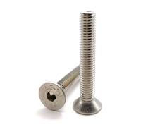 Vis M8x50 mm Tête Fraisée BTR en acier INOX A2 | Ø 8x50 mm - M8 x 50mm | Vis FHC à 6 pans creux llen) ISO 10642 / DIN 7991 | Vis inoxydable A2 (V2A/304) : LOT DE 10 Pcs - Premium Fixation