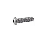 Vis machine tête bombée six pans creux ISO 7380 M8 x 50 inox A2 boîte 100