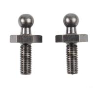 Vis marines en cuivre M4 x 10 mm pour bâches de bateau en toile | Construction en cuivre massif, résistant au brouillard salin, sécurise la toile sur la terrasse, filetage M4